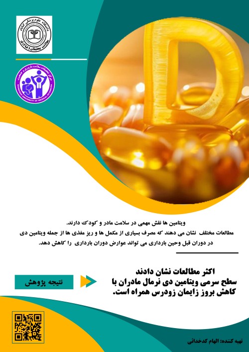 ارتباط سطح سرمی ویتامین D مادران با زایمان زودرس: مطالعه‌ی مرور سیستماتیک